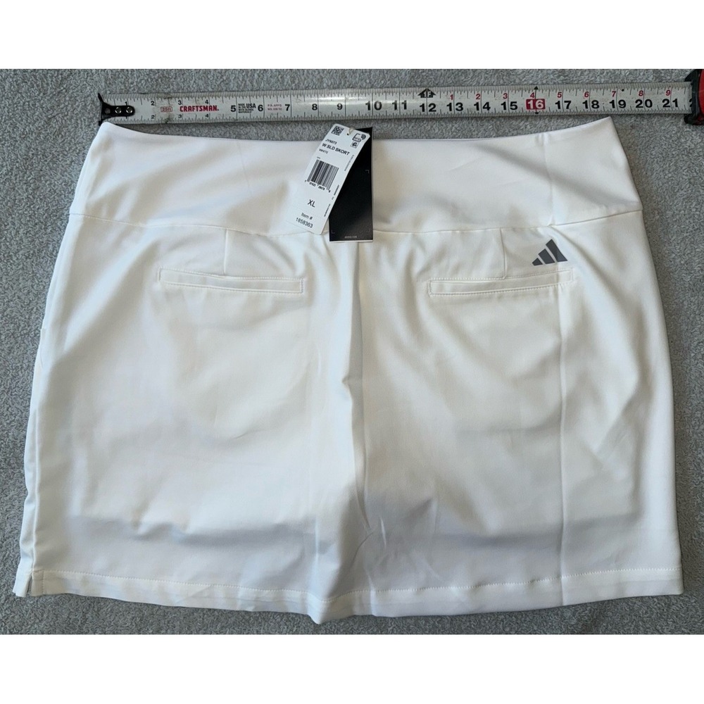 NWT Adidas Skort Golf Tennis Pickleball White Women's Size XL‎ - Picture 8 of 9